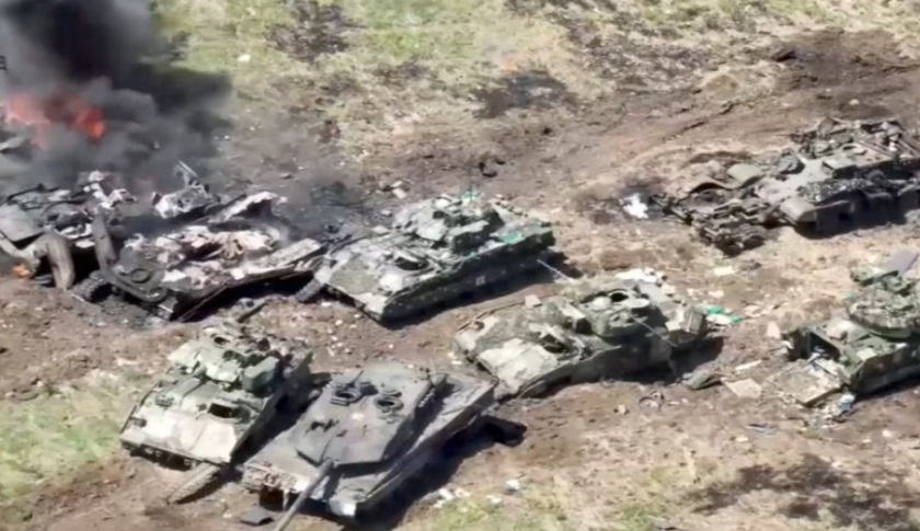 Une photo sur la destruction de dix chars israliens par Le Hamas. Le vrai du faux